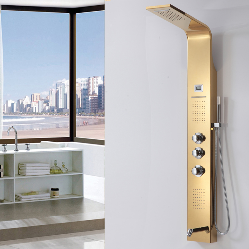Bella Rainfall Pulsating Massage Shower Panel System